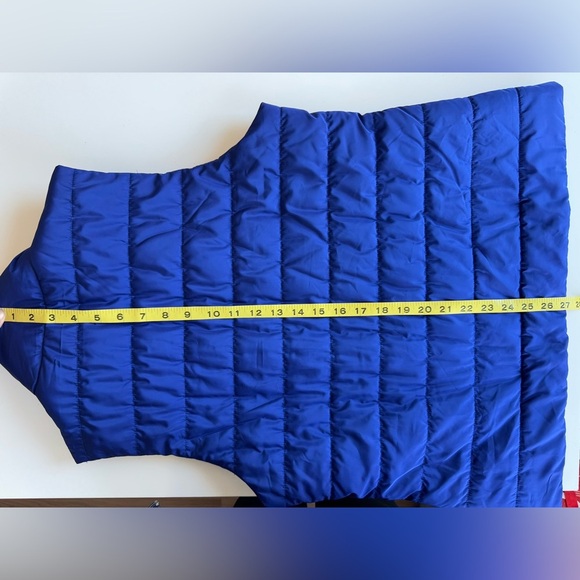 Michael Kors Blue Zip Up Quilted Puffer Vest Women’s Size M - Picture 4 of 9